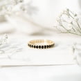 thumbnail image 4 of Rosec Jewels Natural Black Onyx Eternity Ring for Women - December Birthstone Ring - AAA Quality - Ready to Gift for Anniversary, 14K Yellow Gold, US 5.00, 4 of 9
