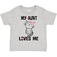 thumbnail image 3 of Inktastic My Aunt Loves Me Kitty Girls Toddler T-Shirt, 3 of 5