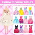 thumbnail image 5 of ECORELF 100 Pcs Doll Clothes and Accessories Set for 11.5 Inch Doll -Complete Wardrobe Set for Girls, 5 of 9