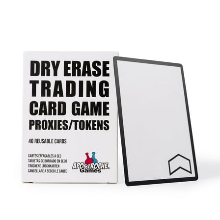 Dry Erase MTG Tokens Set of 40 Cards – Reusable Proxies/Tokens for Trading Card Games