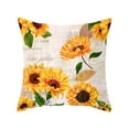 Clearance! Hewann Throw Pillow Cover Sunflower Farmhouse Pillow Covers