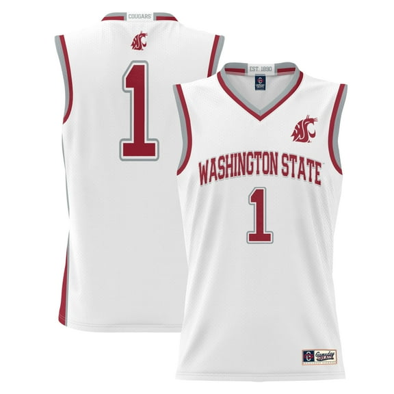 Youth GameDay Greats White #1 Washington State Cougars Lightweight Basketball Jersey