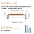 thumbnail image 5 of Goo-Ki 3.8''(96 mm) Hole Centers Zinc Alloy Cabinet Handles, Champagne Bronze Cabinet Pulls for Kitchen,Drawer,Cupboard & Wardrobe, 6 Pack, 5 of 8