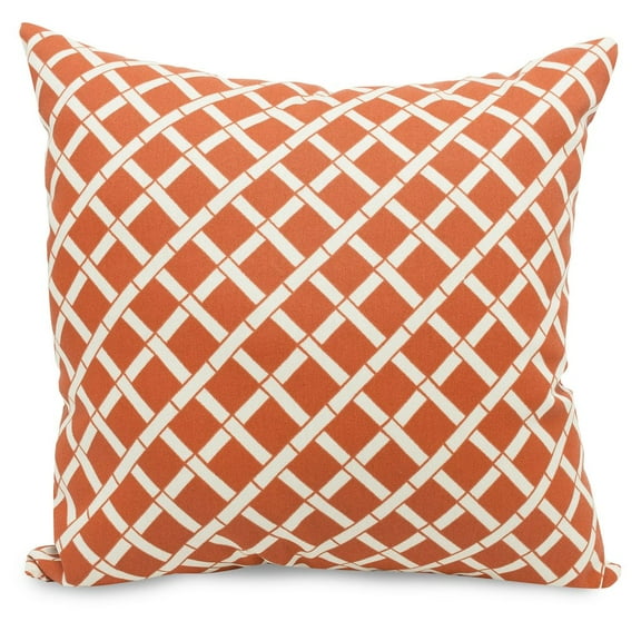 Majestic Home Goods Pillow 20x20 Bamboo Burnt Orange