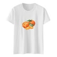 thumbnail image 4 of Women's T-Shirts Short Sleeve Crew Neck Graphic Printed Blouses Loose Fitted Basic Tee 2025 Casual Summer Trendy Tops, 4 of 6