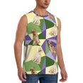 Zufioo Labrador Retriever Dog Men's Tank Top,Men's Sleeveless Muscle