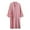 Pink, variant on Aofany Women Mid Length Robes Kimono Bathrobe Lightweight Soft Sleepwear V-neck Casual Ladies Loungewear Nightgown