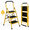 3-Step yellow, variant on HDUTNGISN 2 Step Ladder for Home,Folding with Handrails, 330LBS Sturdy Step Stool,Multi-use (Yellow)