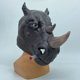 thumbnail image 3 of Máscara para fumar Rhinoceros, cara completa, de resina, realista, 3 of 3
