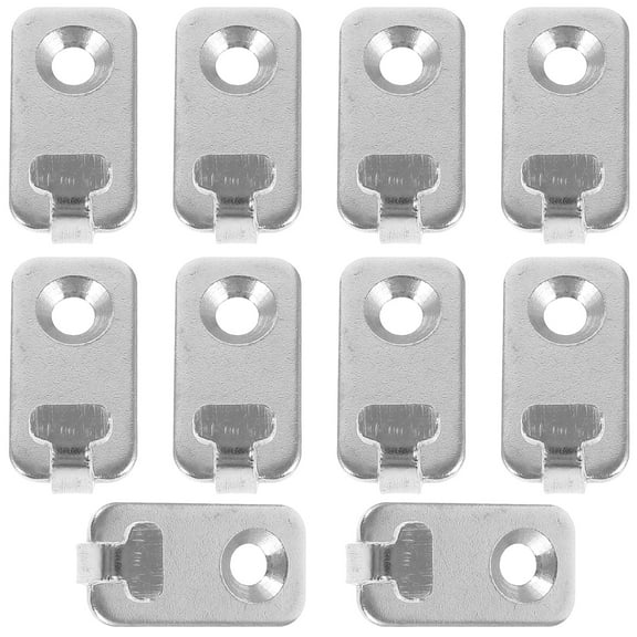 WASHWEPE Picture Hanging Hooks Hanging Picture Frame Hangers Silver Stainless Steel 10Pcs