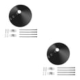 thumbnail image 2 of bedienty Wraps Around Baffle Animal Feeder Plastic Outside Guard Reusable Partition Grain Feeding Controlling Protector 12inch 2Set, 2 of 6