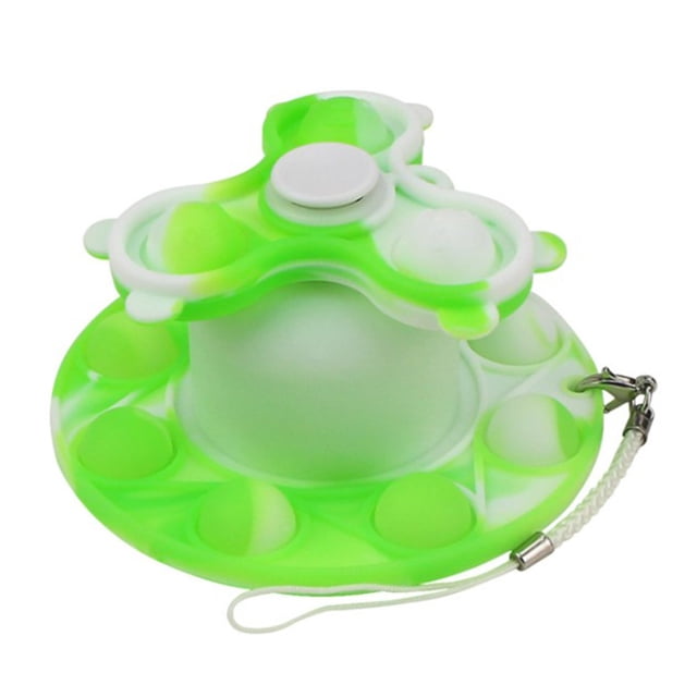 De Burbujas Luminosas, Juguete De Descompresión Con Luz Nocturna De Silicona, Regalo Para Niños Y Adultos Cateissary HA042884-02