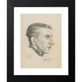 thumbnail image 2 of Piet Jansen 11x14 Black Modern Framed Museum Art Print Titled - Portrait of Wim Van Hooff (1944 - 1945), 2 of 5