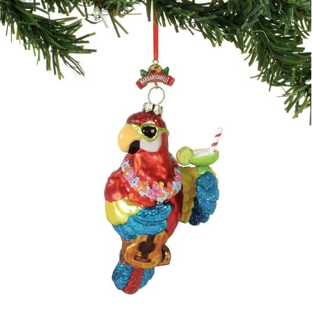 Parrot Christmas Tree Ornament - Department 56 Margaritaville Parrot In Paradise Christmas Tree Ornament 6000360