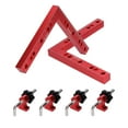 thumbnail image 1 of Amdohai 90 Degrees L-Shaped Auxiliary Fixture Splicing Board Positioning Panel Fixed Clip Aluminum Alloy Right Angle Ruler Woodworking Tool, 1 of 8