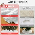 thumbnail image 5 of Sanmadrola Christmas Tree Skirt White Plush Skirts Large Christmas Decorations Indoor Xmas Ornaments Holiday Decor for Home Party Holiday Decorations, 30in, 5 of 10