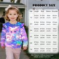 thumbnail image 7 of Uorisanigo Toddler Girl Sweatshirt Oversized Sweatshirts Kids Cute Galaxy Cat Print Pullover Sweater Shirts with Ruffle Shoulder Fall Trendy Kids O-Neck Pullover, 7 of 7