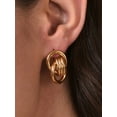 thumbnail image 4 of Sohi Gold-toned Contemporary Studs Earrings, 4 of 6