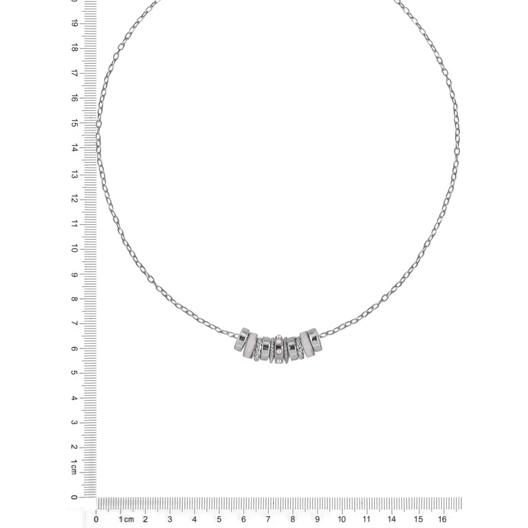 Time and Tru Pearl Birthstone Silvertone Necklace, June photo 4