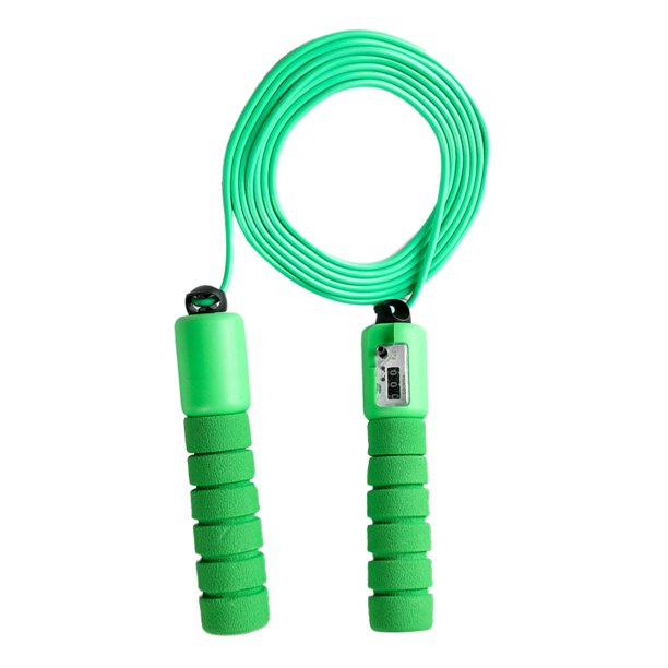Cuerda para saltar, mango ponderado digital, cuerda para saltar con contador de calorías para entrenamiento físico