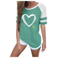 thumbnail image 1 of Pompotops T-shirt à Manches Courtes à Manches Courtes à Manches Courtes Imprimé Femme, 1 of 7