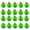 Green, variant on 20pcs Artificial Apples Lifelike Plastic Fruit Home Decor Kitchen Props Red Green 3.5cm