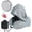 Light Gray, variant on Travel  Pillow with  Hood Rollable Airplant Hooded  Pillow with Memory  Filling and Removable, -Friendly Cover with a Carrying Pouch