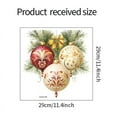 thumbnail image 7 of SDJMa Christmas Toilet Stickers, Christmas Balls Flower Leaves Self-Adhesive Toilet Lid Stickers for Xmas Holiday Home Bathroom Wall Decor, 7 of 7