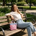 thumbnail image 5 of Miwamany Mesh Beach Tote Bags,Portable Travel Handbag Mini Pool Beach Bags Reusable Colorful Polyester for Travel Party Swim Toys, 5 of 6