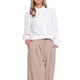 thumbnail image 4 of INSPIRAR CHIC Blusa de Ruffles para Mujer con Cuello Alto, Con Volantes en las Mangas Largas y Botones, Blusas Vintage S Blanca, 4 of 6