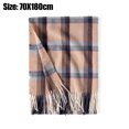 thumbnail image 2 of Bufanda larga y suave de invierno para mujer, bufanda con borlas a cuadros, bufandas clásicas suaves para mujer, bufanda suave para mujer, invierno, 2 of 6