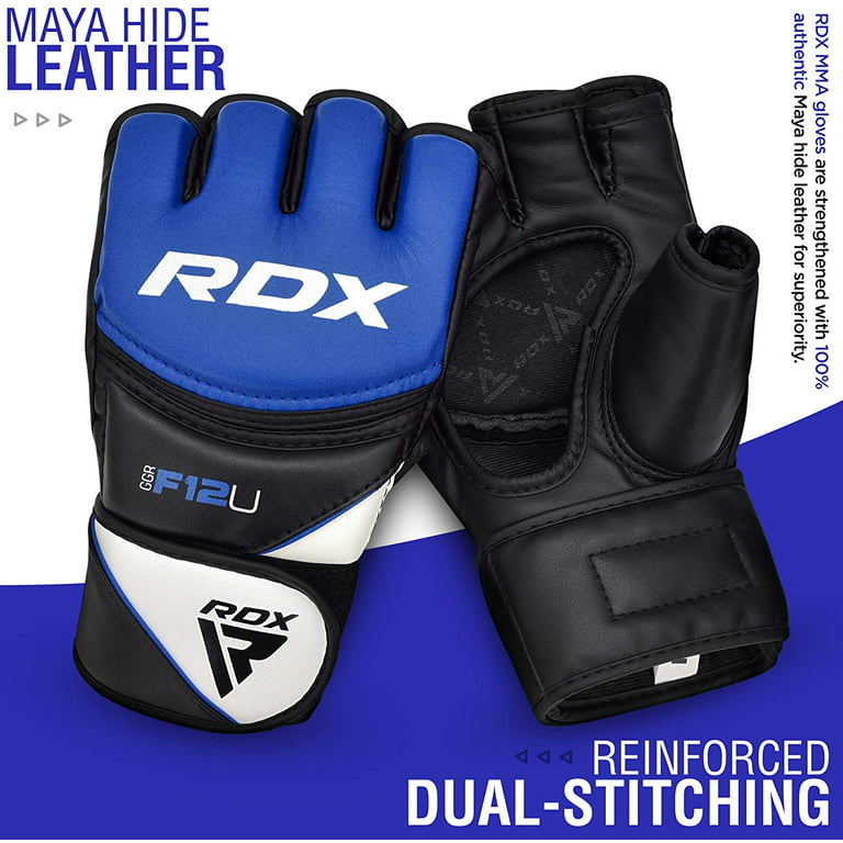  RDX MMA Gloves Grappling Sparring, Maya Hide Leather