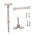 thumbnail image 4 of segolike Cables Railing Hardware Kit Spare Part Angle 180 degree Adjustable Stainless Steel Silver Style B, 4 of 9