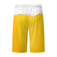 thumbnail image 3 of Aayomet Swimming Trunks for Men Beach Shorts Breathable Tether Print Board Shorts (Yellow, XXL), 3 of 5