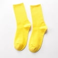 thumbnail image 1 of Student sports cotton socks yellow, 1 of 6
