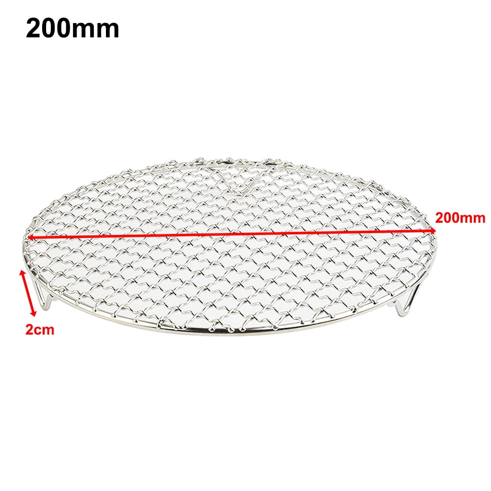 Round Cooling Baking Rack 201 Stainless Steel Wire Oven Grill Sheet