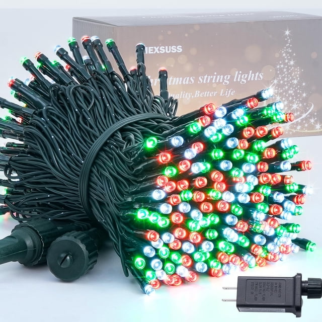 Guirnalda de luces navideñas JMEXSUSS 28 m 250 LED a prueba de agua