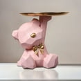 thumbnail image 5 of Qonioi Decorative Bear Shape Tray, Multifunctional Home Decor with Storage Compartment, Tabletop Organizer, Ornamental Tray, 5 of 5