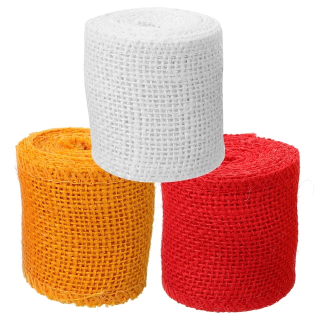 FUTUREORYY 3Pack Fabric Strips for Crafts DIY Projects Home Decor Wedding Party Decorations