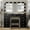 Black, variant on Pink Vanity Desk with Illuminated Mirror & Power Outlet, 11 Drawers Vanity Table with Chair, Makeup Vanity with 12 LED Lights, Tempered Glass Top, Dressing Table for Bedroom,Dressing Room