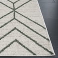 thumbnail image 3 of SAFAVIEH Adirondack Caitriona Geometric Runner Rug, Ivory/Dark Green, 2'6" x 8', 3 of 7