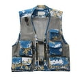thumbnail image 1 of CAROOTU Men Fishing Vest Multi-Pocket Quick Dry Mesh Vest Outdoor Waistcoat, 1 of 7