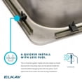 thumbnail image 4 of Elkay 22X19X5-1/2 3H 1B ADA SINK SS, 4 of 10
