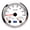 White, variant on Rupoun 3 In 1 85mm / 3.375 inches Tachometer Gauge 7000 RPM Water Temp 40-120C Oil Pressure 0-10 Bar, 7 Color Backlight Auto Replacement Parts for Truck Boat Tractor Dashboard Black