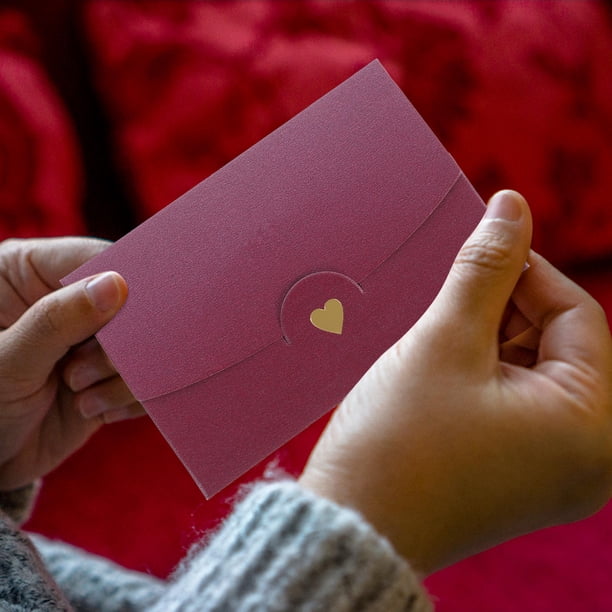 unbranded 20Ud Sobres De Papel Rojo Para Invitaciones Decorativos Y Tarjetas En Fiestas Y Ceremonias