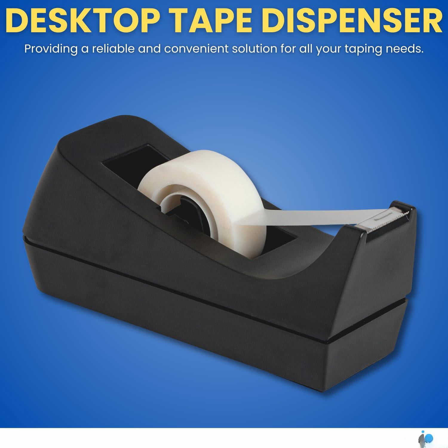 Desk Tape Dispenser  Black 4 Pack (desktop Dispenser)