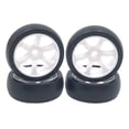 thumbnail image 2 of 4x RC Rubber Tires Wltoys K969 K979 1/28 RC Racing Model Car, 2 of 5