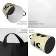 thumbnail image 4 of Bingfone Panda Doing Yoga Waterproof Foldable Laundry Hamper Bucket With Handles For Storage Bin,Clothes Hamper (Medium), 4 of 8