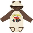 thumbnail image 3 of Inktastic Monster Truck Little Bro Boys Long Sleeve Baby Bodysuit, 3 of 5