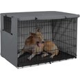thumbnail image 5 of Cubierta De Jaula Para Perros Adecuada Para Jaula De Alambre Cubierta Antipolvo Para Exteriores Negro 124.5*79*84cm. Afortunado Sencillez, 5 of 5